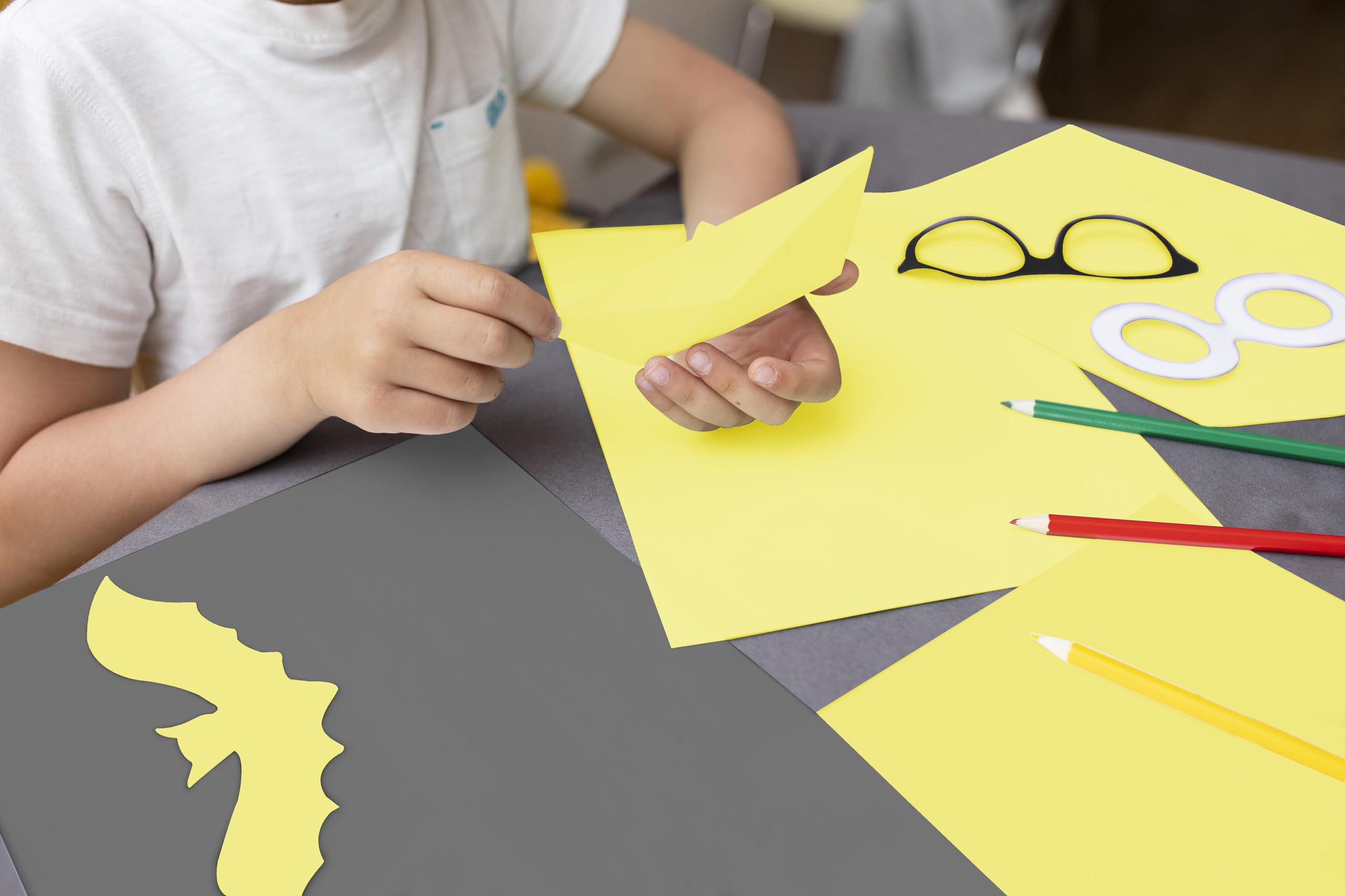 100 Sheets A4 Pastel Green Cards Coloured Cards 160gsm Pastel - View #6