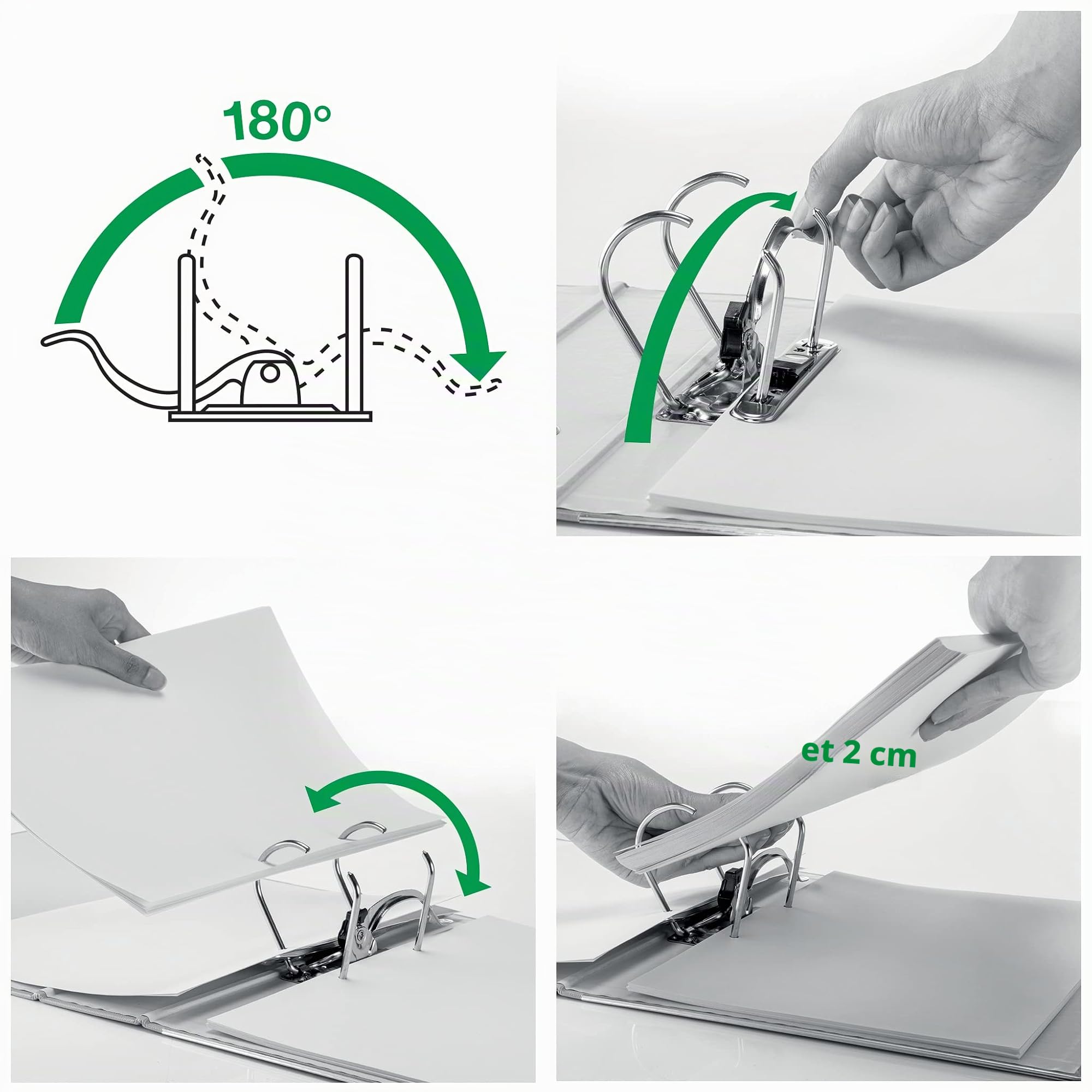 Leitz 10051099 Classeur à levier Assorti Métallisé