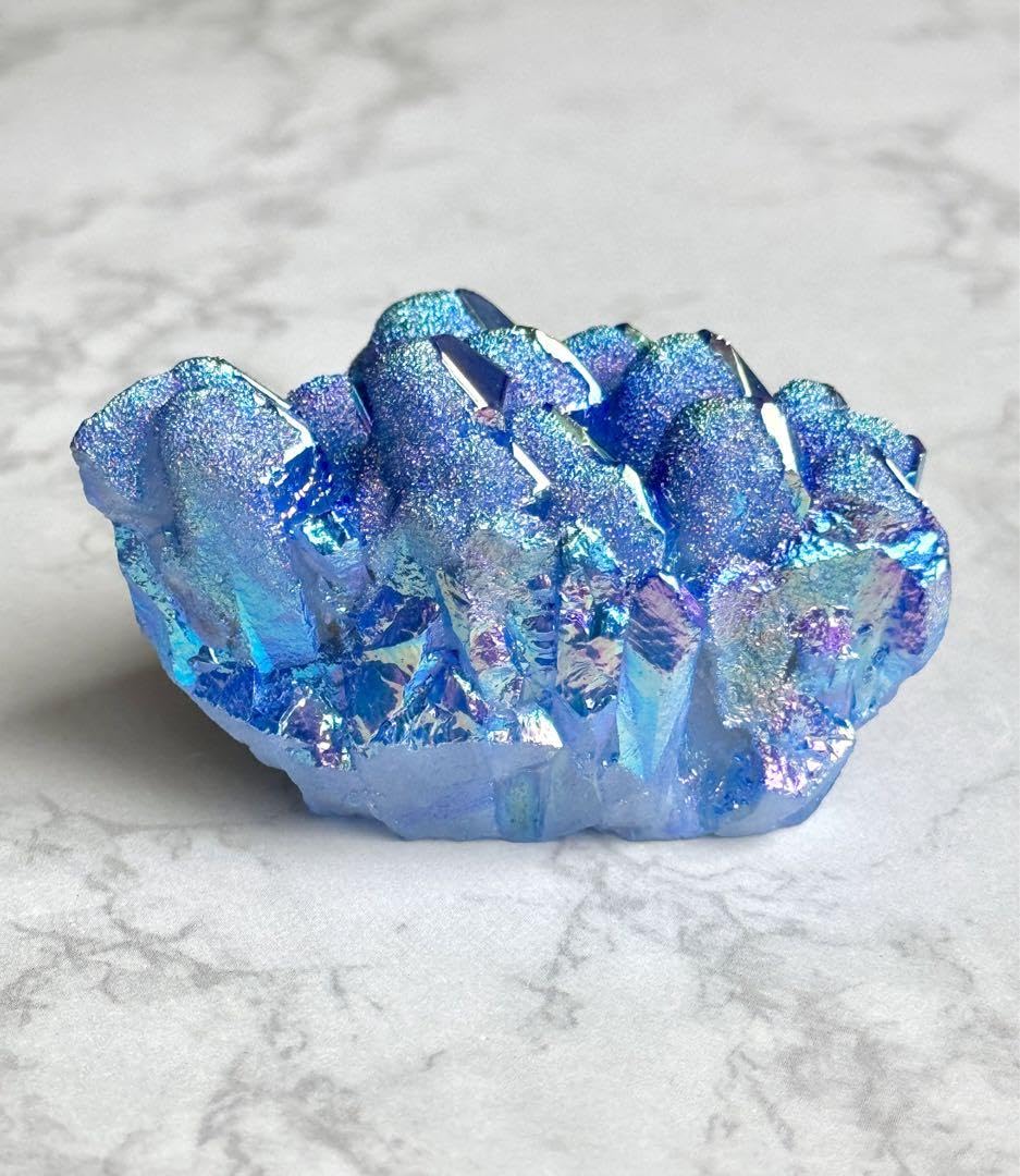 オ―ロラクリスタル クラスタ― Amazon.co.jp: オーラクリスタル ブルーオーラ クラスター オーロラ