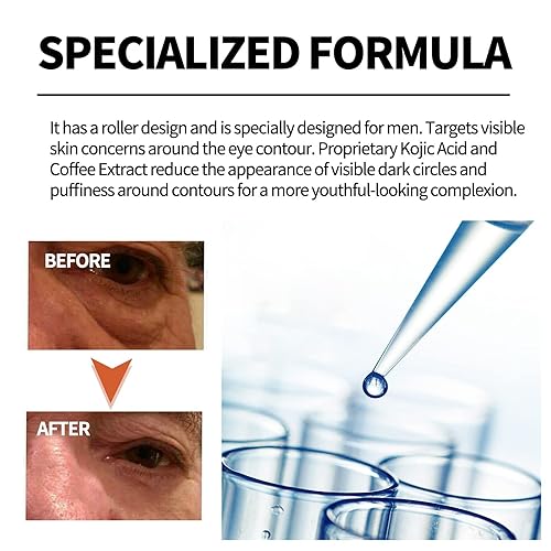 Miniatura 4 de Expert Hydra - Rodillo de ojos energético para hombre, rodillo para debajo de los ojos, ojeras, tratamiento para debajo de los ojos, rodillo de ojos