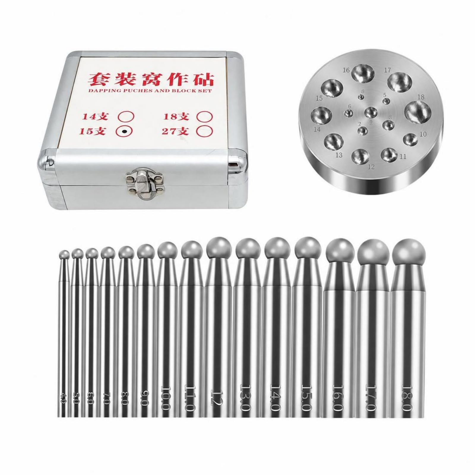 Kit per Modellare Gioielli con Custodia Lucidato, Borsa per Unsili, Portatile, Attrezzi, da,