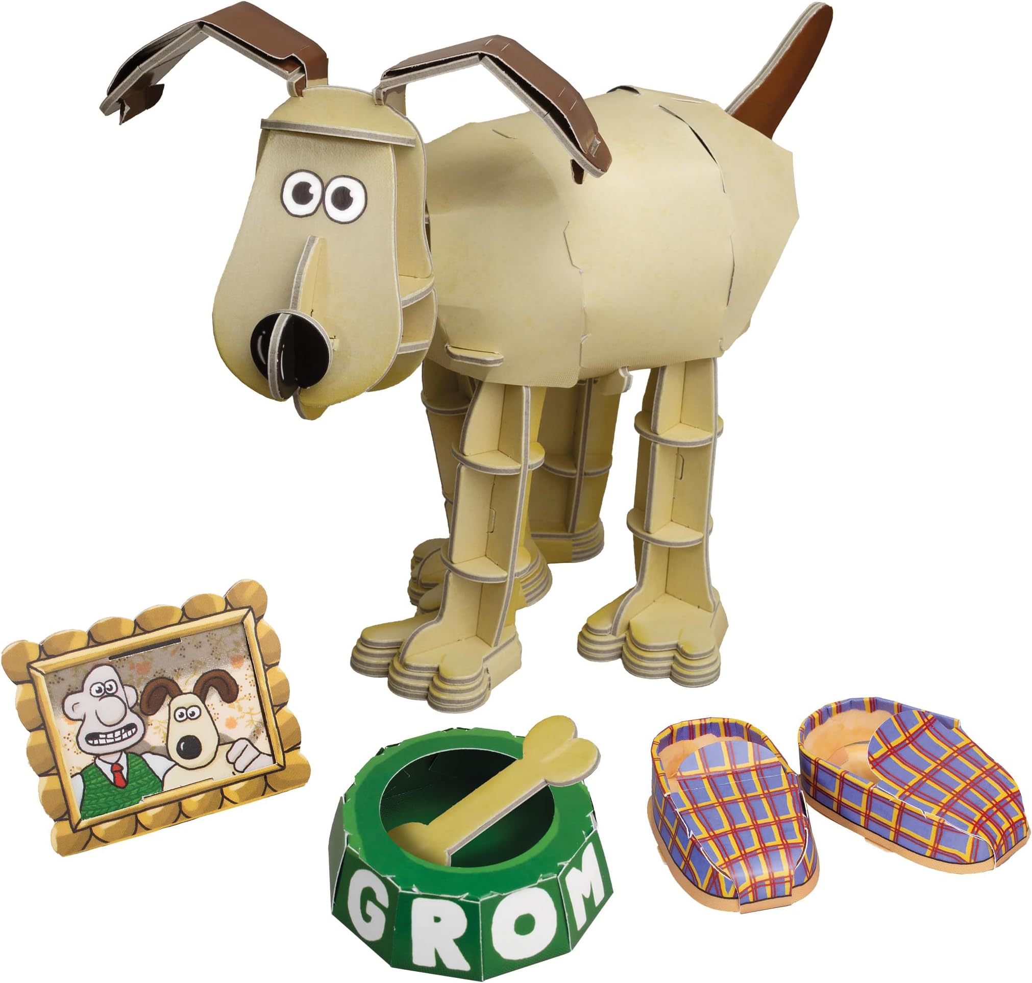 – Wallace & Gromit, Gromit - Cardboard Craft Kit - Ages 10+