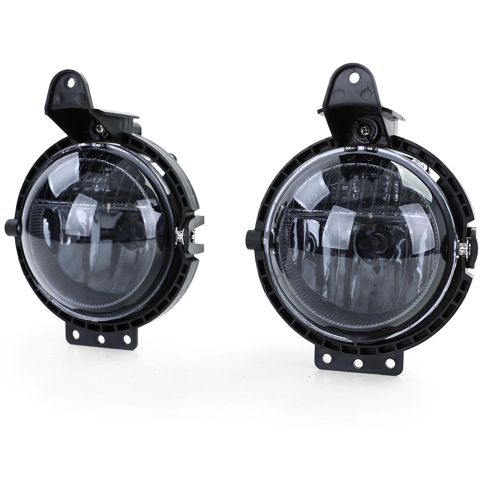 Carparts-Online Klarglas Nebelscheinwerfer Schwarz Smoke für Mini R55 R56 R57 R58 R59 06-13