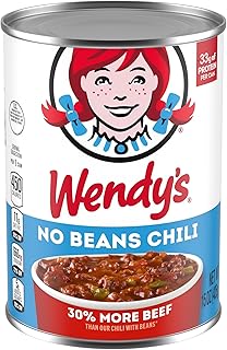 Chili No Beans, Canned Chili, 15 oz. (Pack of 6)