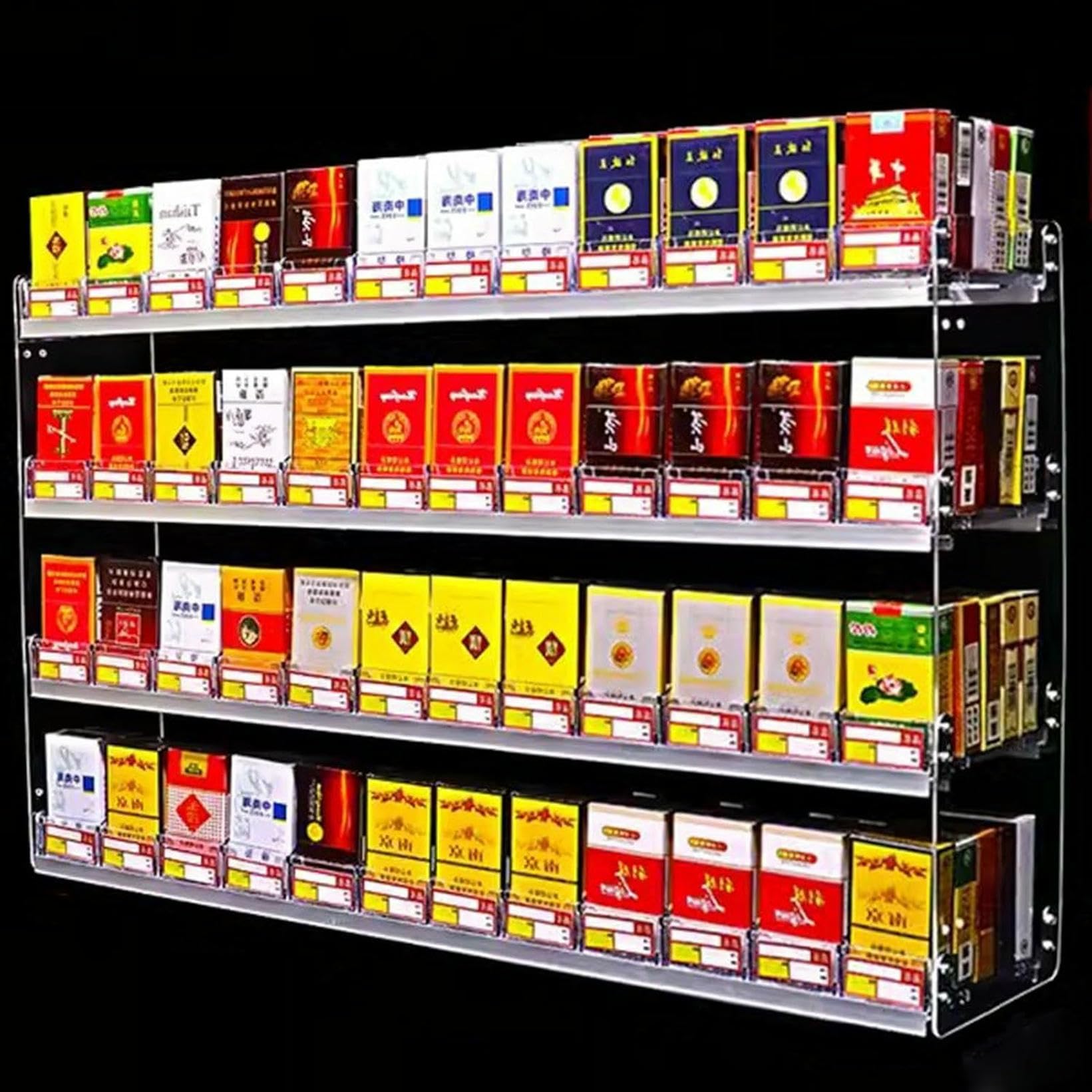 Distributeur de cigarettes en acrylique transparent pour buraliste et hypermarché