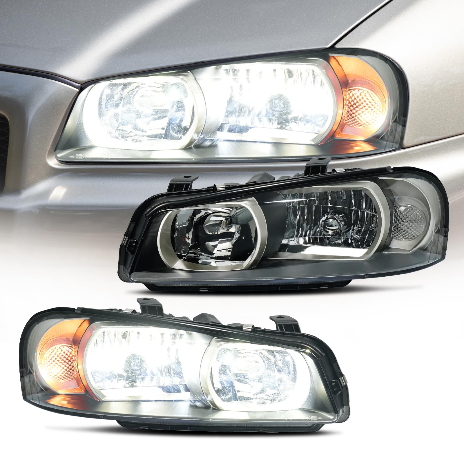 Amazon | Archaic製 日産 スカイライン R34 用 LED ヘッドライト E