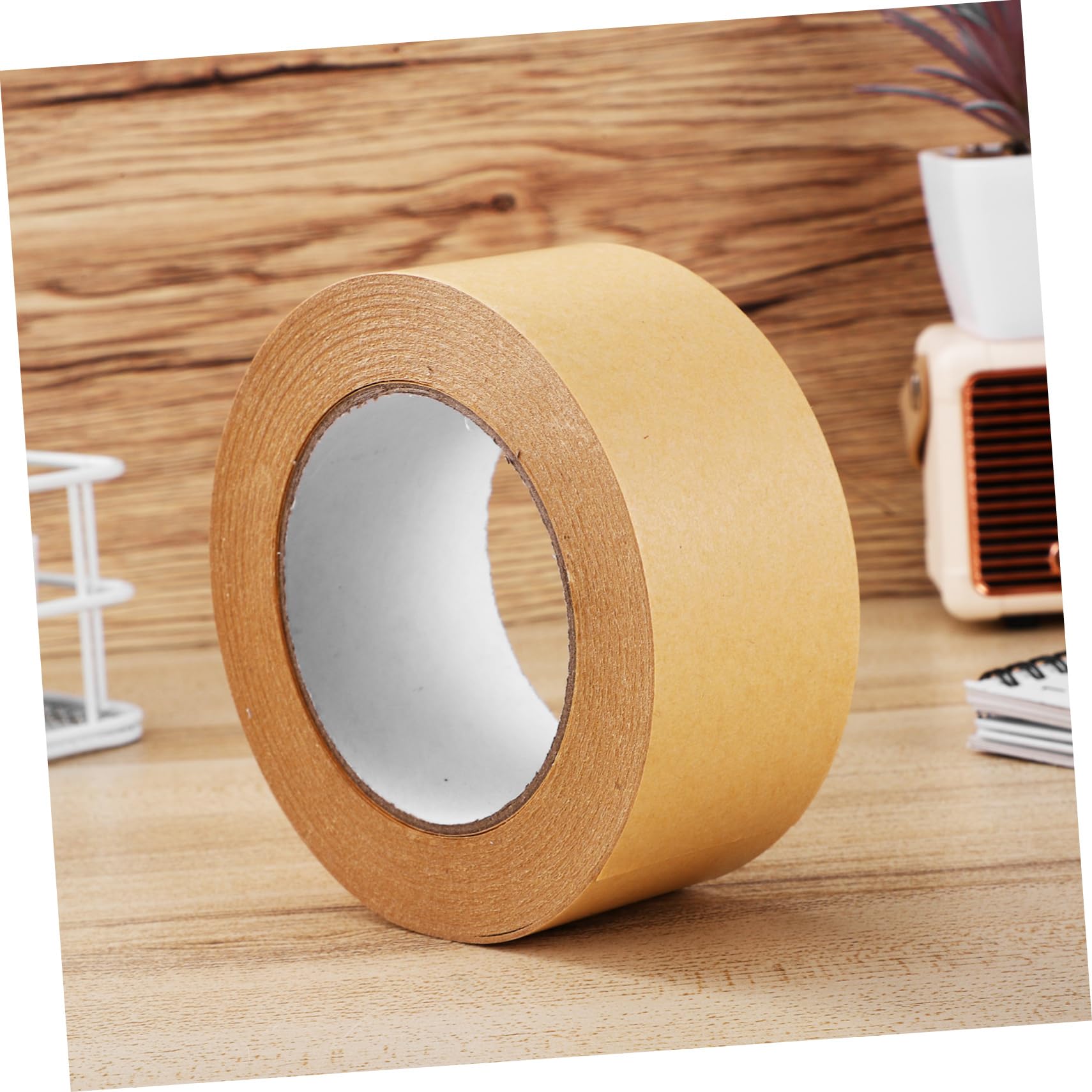 jojofuny 4rotoli Adesivo Kraft Resistente Facile e Strappare Per e Traslochi Confezione