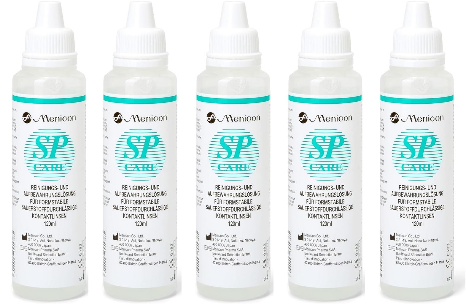 Menicon SP-Care Reinigungs- und Aufbewahrungslösung für Kontaktlinsen - 120ml (5)