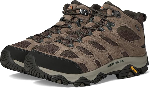 Merrell Men's Moab 3 Mid Waterproof Hiking Boots - 1