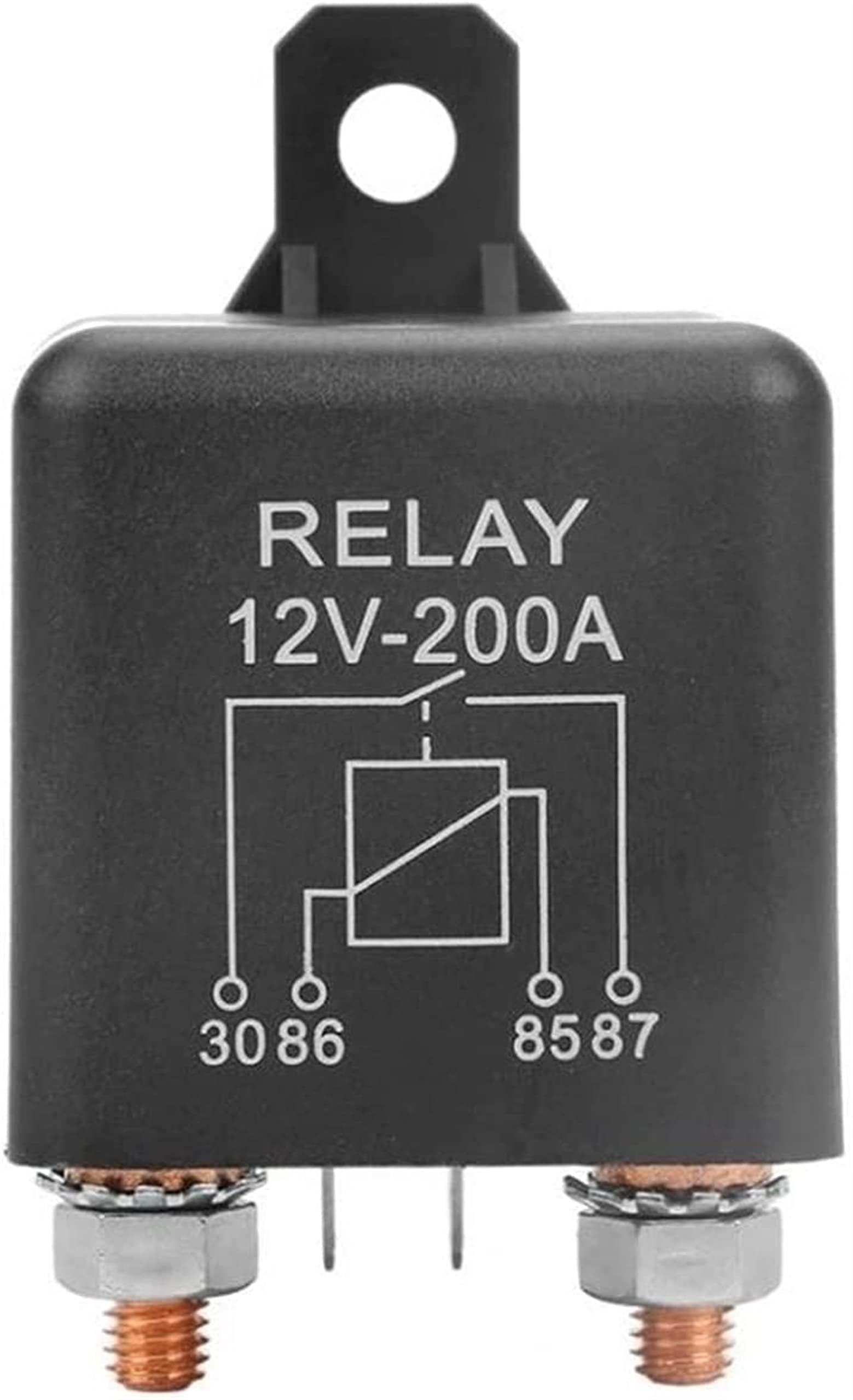 Relé modular automotriz 12V 200A de tipo continuo antivibración