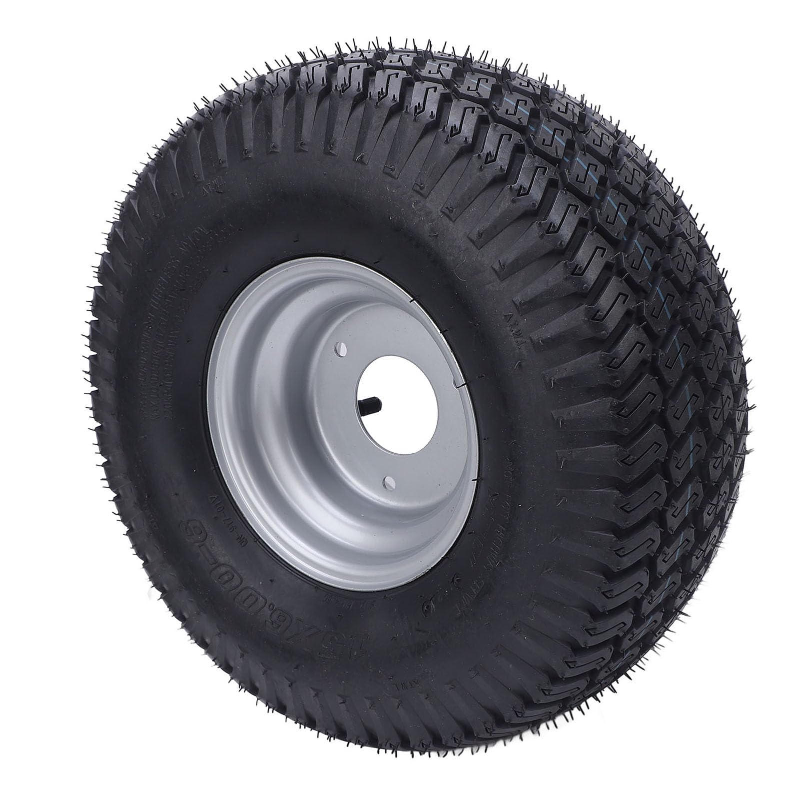 Ejoyous 6-calowy traktor trawnikowy zestaw opon i przednich kół 15 x 6,00-6 zapasowych kół z zaawansowaną technologią trakcji do traktorów trawnikowych Kosiarki