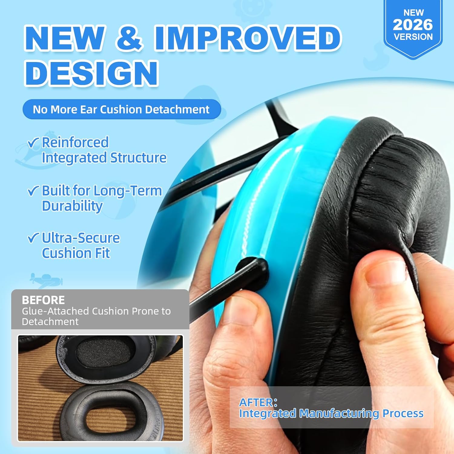 ZOHAN Kids Ear Protection 2 Pack,Kids Noise Canceling Headphone for Concerts, Monster Truck, Fireworks - Image 2