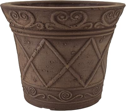 PSW Pot Collection 4 Planter Pot for Indoor and Outdoor Plants and Gardens, 4-inch, Chocolate