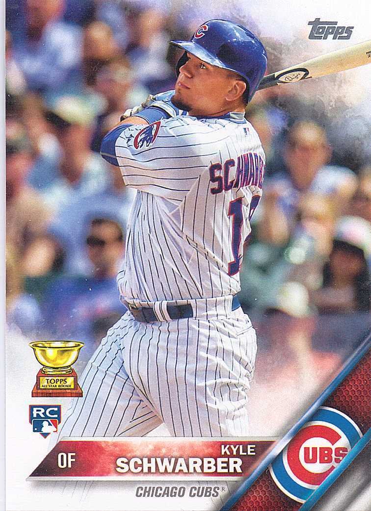 Amazon.com: 2016 Topps #66 KYLE SCHWARBER Chicago Cubs Rookie Card