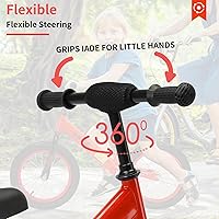 Vista 3 de Bicicleta infantil para niñas y niños de 3, 4, 5, 6 años, bicicletas para niños de 14 pulgadas con ruedas de entrenamiento y freno de mano