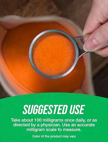 Miniatura 3 de BulkSupplements. com Polvo de zeaxantina - Suplemento antioxidante, de flor de caléndula - 100 mg (5 mg de zeaxantina) por porción, vegano y sin