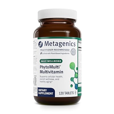 Metagenics PhytoMulti Without Iron - Daily Multivitamin for Men & Women* - with 20+ Vitamins, Minerals & Phytonutrients for Antioxidant & Immune Support* - NonGMO, GlutenFree - 120 Tablets