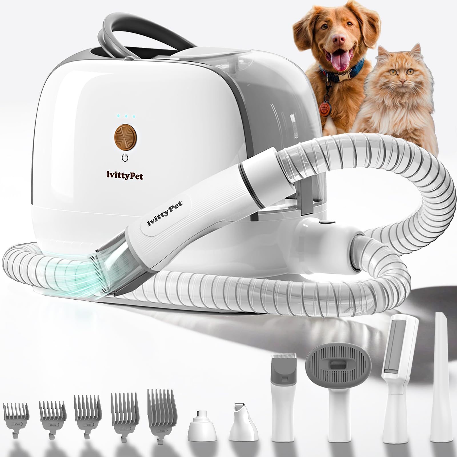 The Best Pet Fur Vacuum - Top Picks & Buying Guide 6 lvittyPet Dog Grooming Kit
