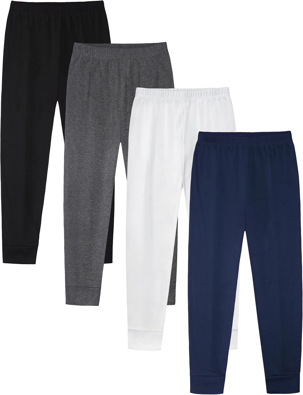 VOGRYE Baby and Toddler Boys Cotton Pants, 4 Pack 2T-6Y Joggers Sweatpants for Boys