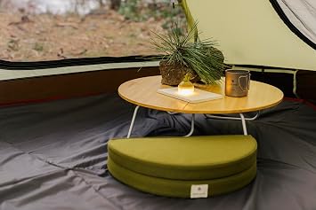 Snow Peak Lounge Cushion, Ground Cushion, Green