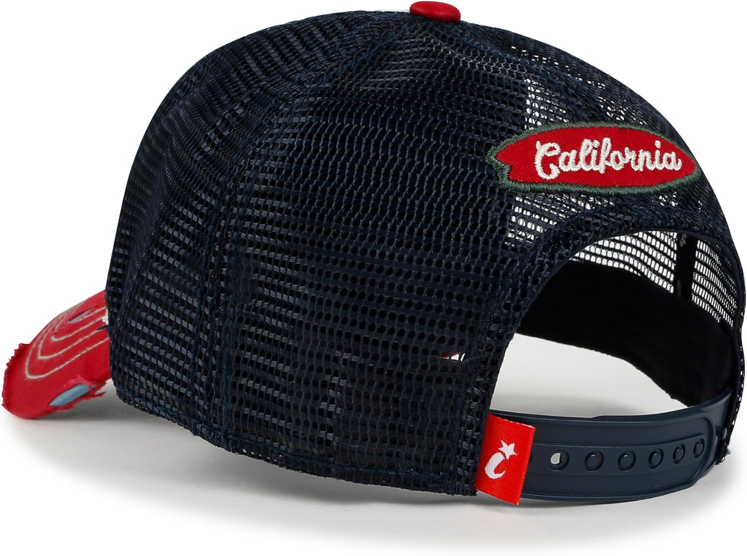 ililily Premium California Bear Embroidered Baseball Cap Vintage Trucker Hat