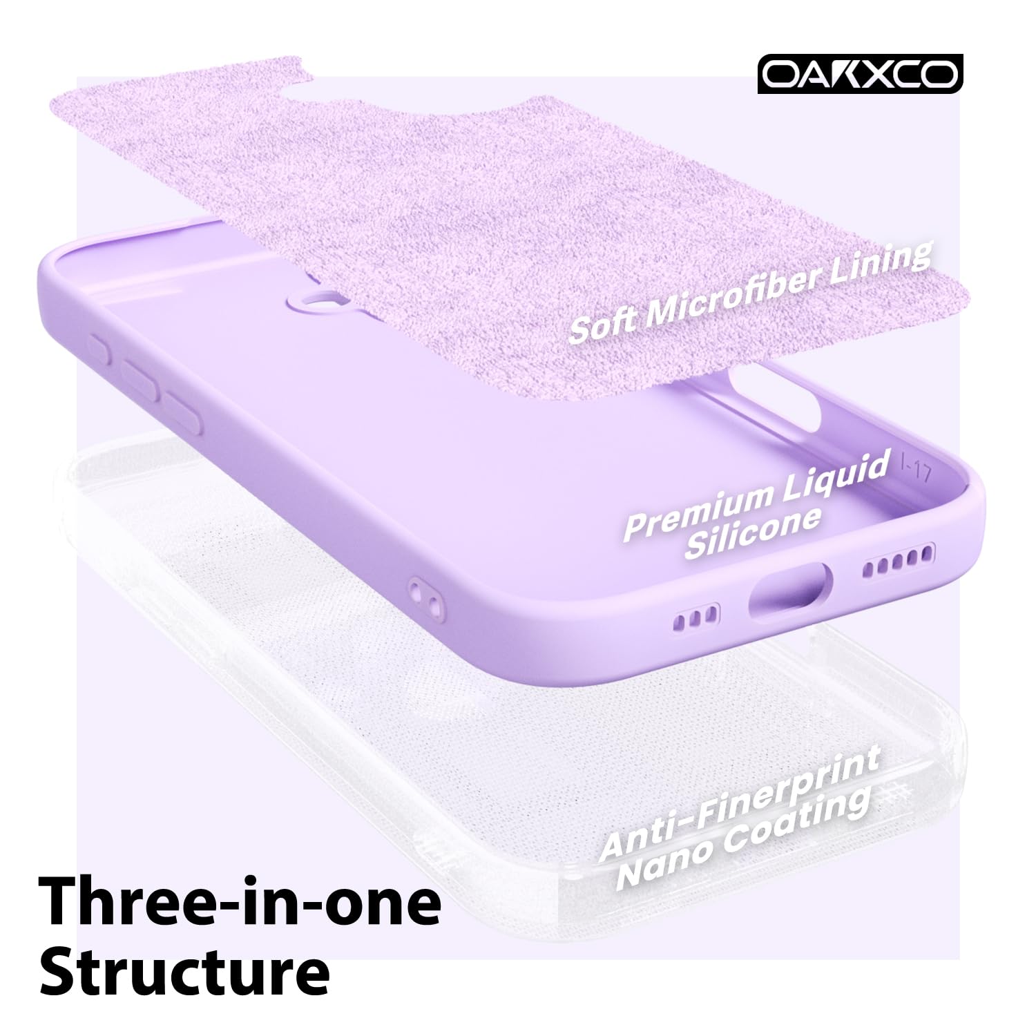 oakxco for iPhone 16 Pro Max Case Liquid Silicone, Soft Rubber Gel Elegant Aesthetic Basic Simple Cover, Cute Thin Slim TPU Matte Solid Color Plain Smooth Case for Women Girl, Light Pink — view 1216