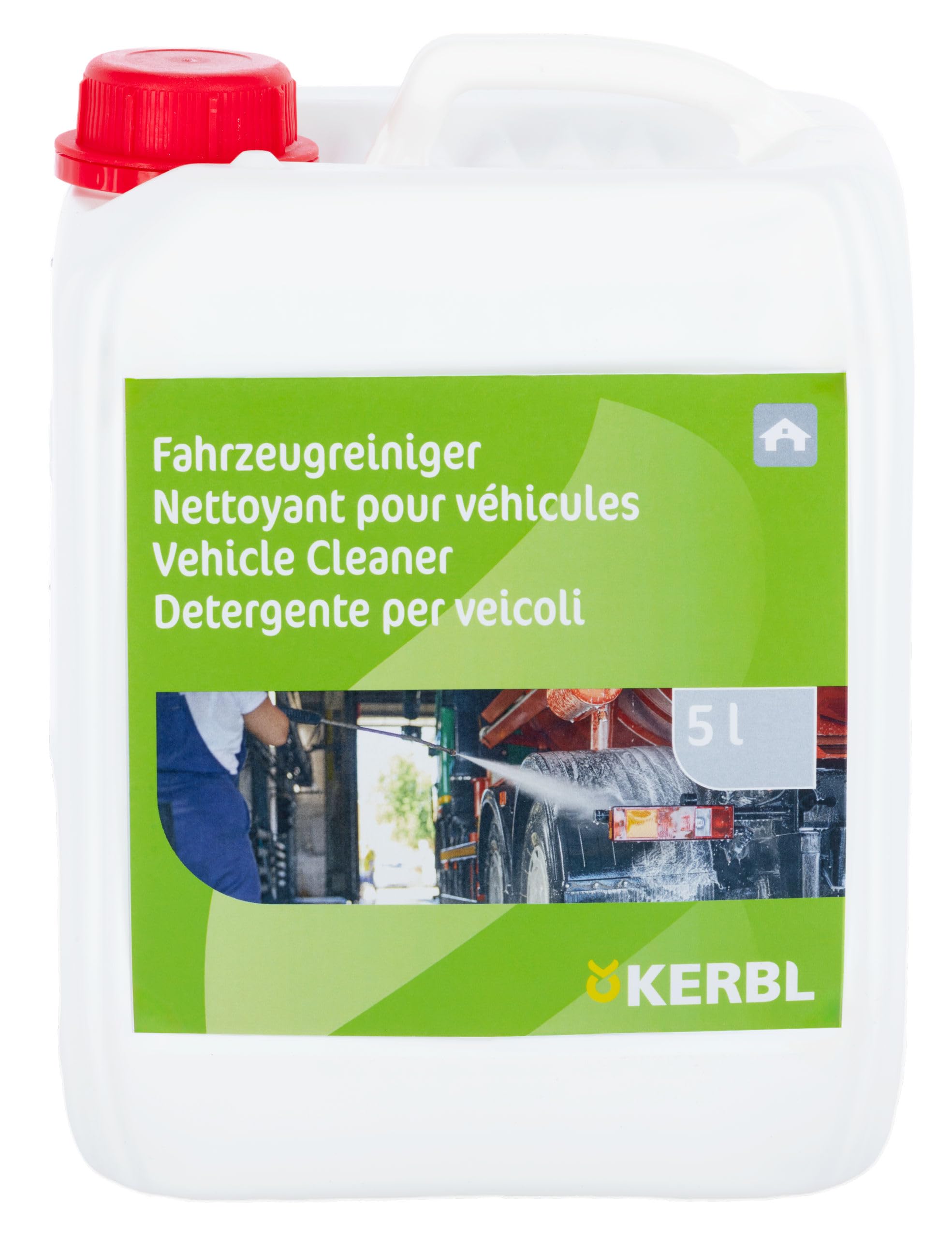 Kerbl detergente per veicoli, detergente, detergente schiumogeno, 5000ml, delicato su superfici verniciate e metalliche