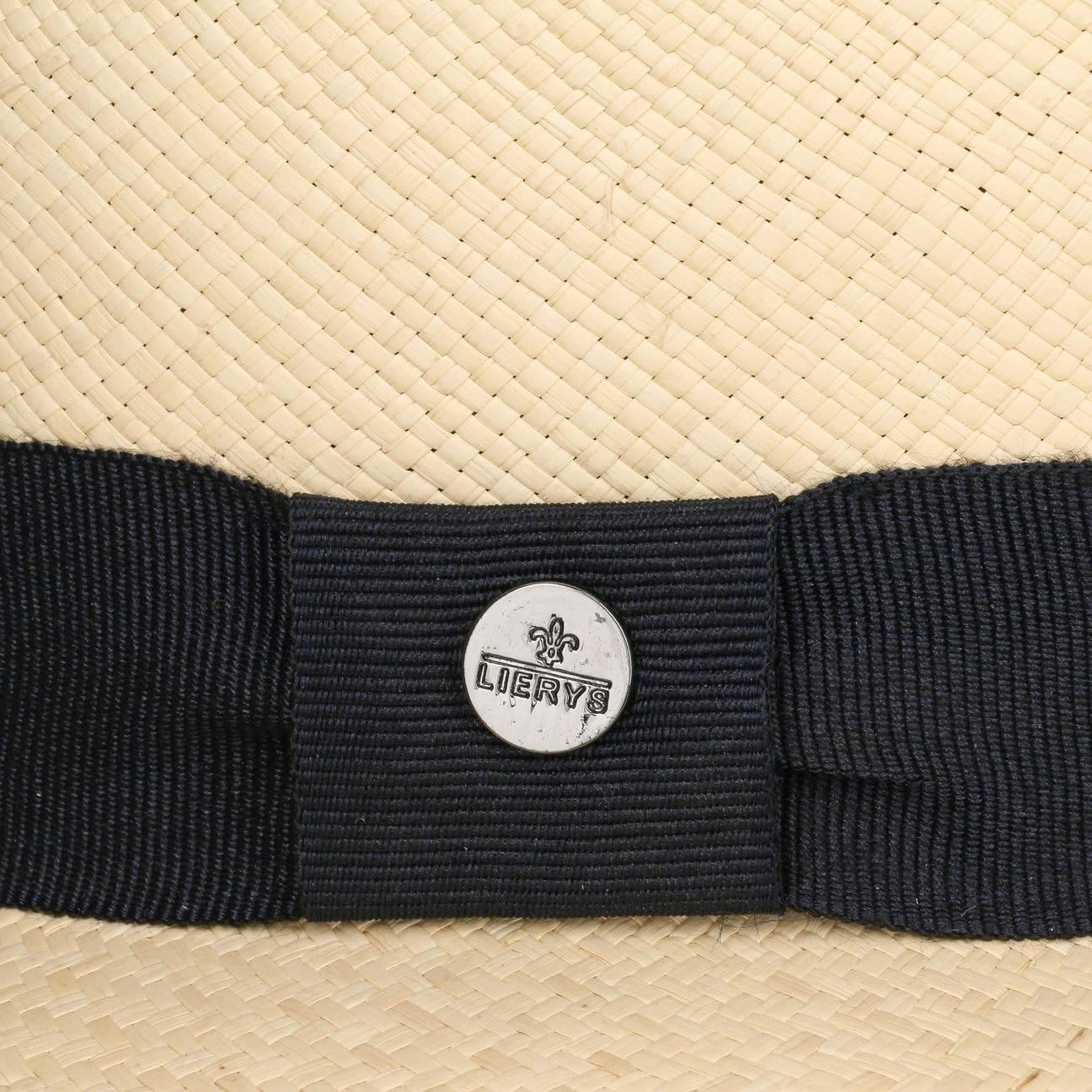 Lierys Sombrero Panamá The Sophisticated Mujer Hombre Confeccionado a Mano en Ecuador Sombrero de Paja de Verano con Cinta