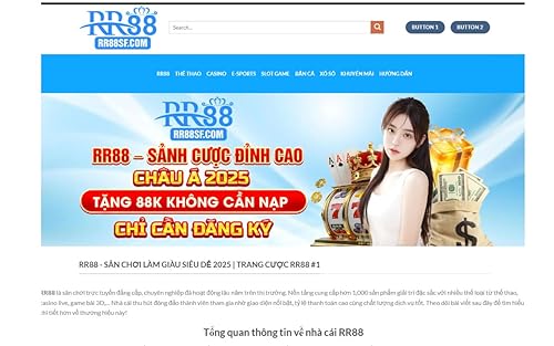 RR88 - Mở Cánh Cổng Giải Trí Đẳng Cấp Hàng Đầu