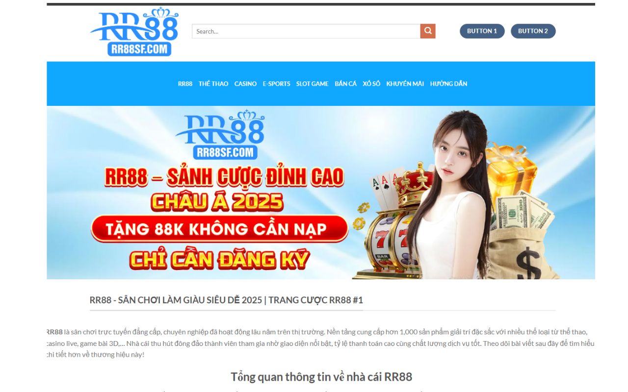 Khám phá thế giới casino trực tuyến - Cách chơi và chiến lược thành công với RR88