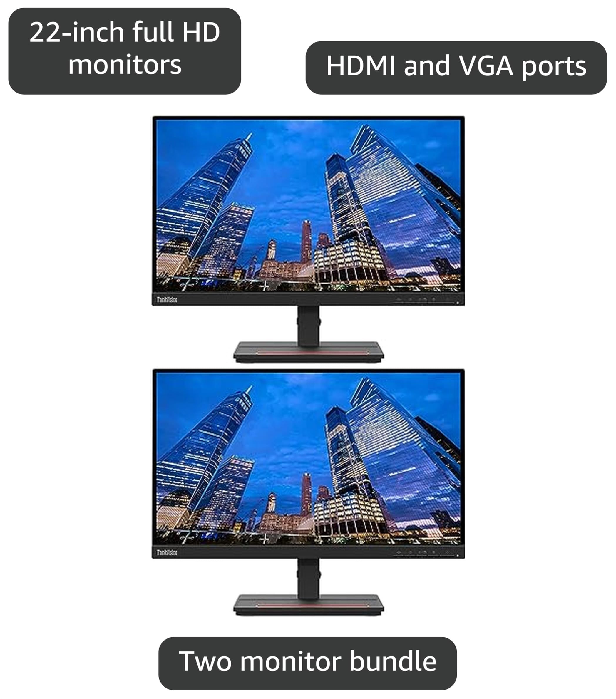 Amazon.com: Lenovo ThinkVision S24e 24-inch 1920 x 1080 LED