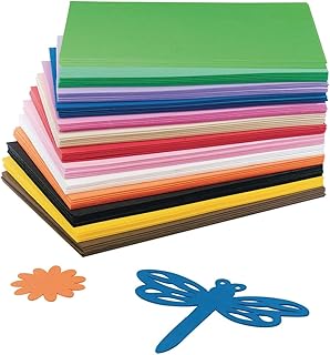 Sponsored Ad - S&S Worldwide Color Splash! EVA Foam Sheets Assortment, 6 Each of 13 Bright Colors Kids Love, Cut to Any Sh...