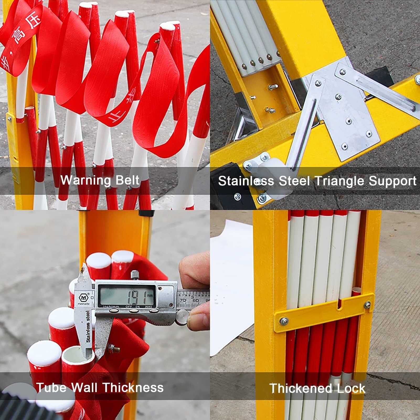 Sistema de Puerta de Barricada móvil expandible de Metal