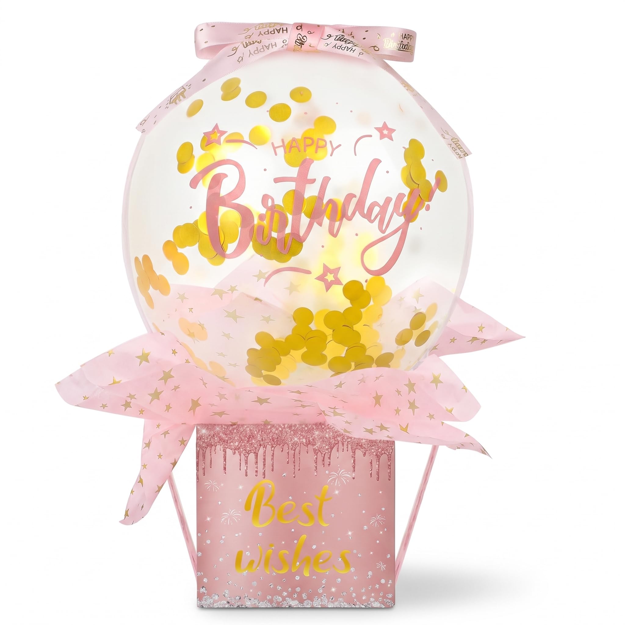 Birthday Balloon Set with Money Box, Money Balloon, Birthday Box
