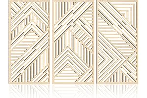 BINCUE Geometry Boho Wood Wall Art Panels