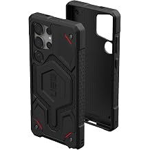 URBAN ARMOR GEAR UAG for Samsung Galaxy S25 Ultra Case 6.9" Monarch Pro - Compatible with Magnetic Charging Premium Rugged Military Drop Tested Protective Cover, Kevlar Black