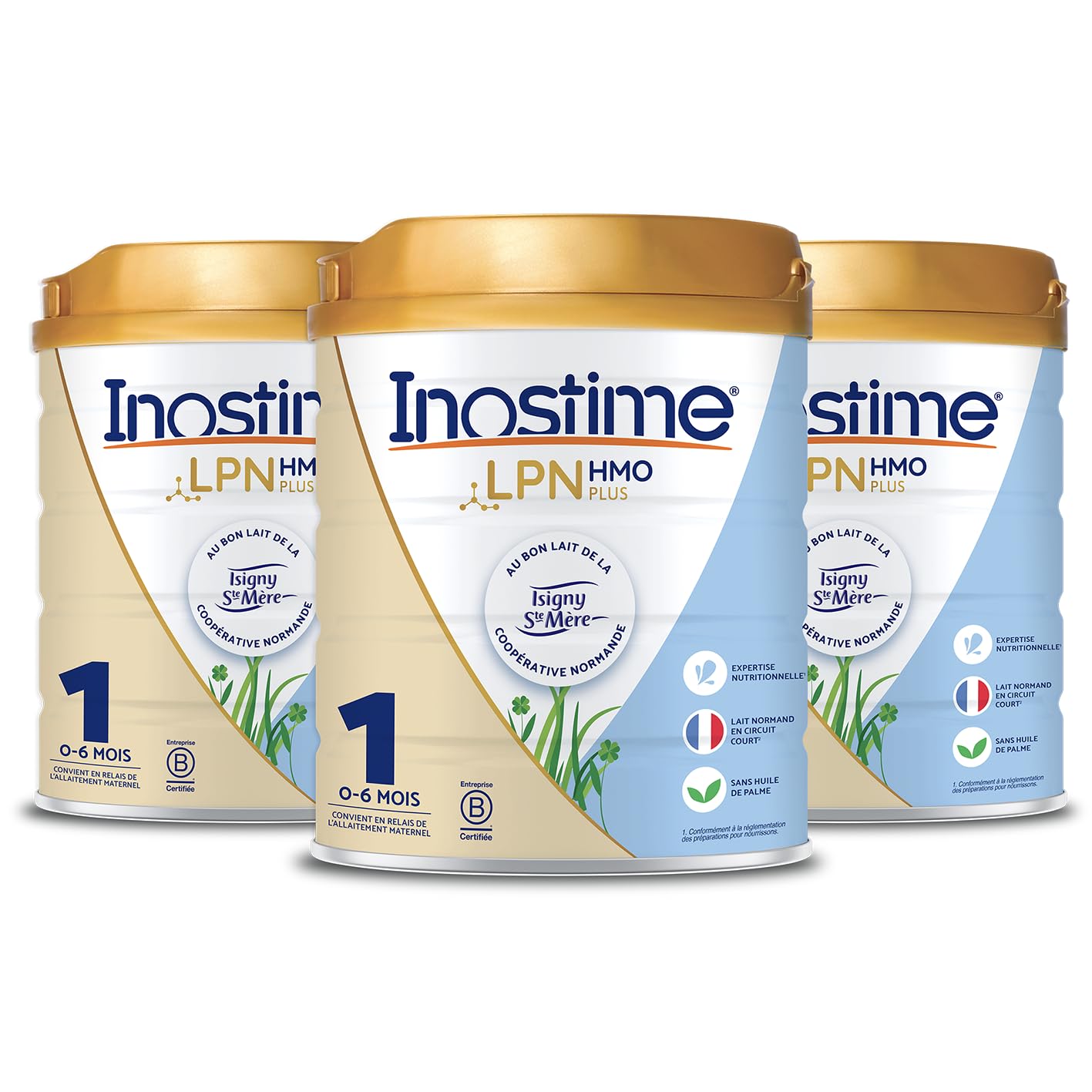 Inostime Lait Infantile LPN HMO Plus 1er âge - Lot de 3