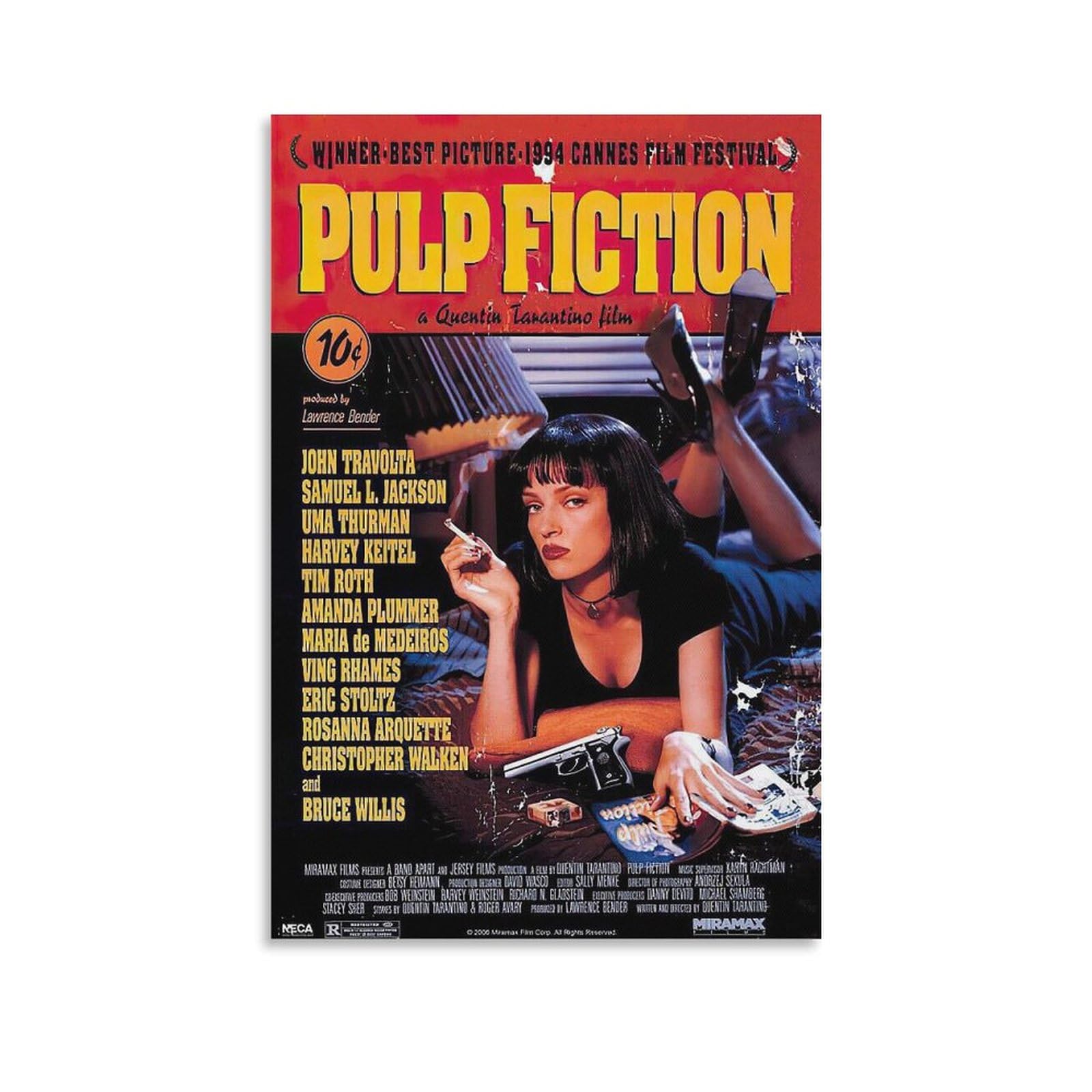 Amazon.co.jp: パルプ・フィクション 映画ポスター プリント