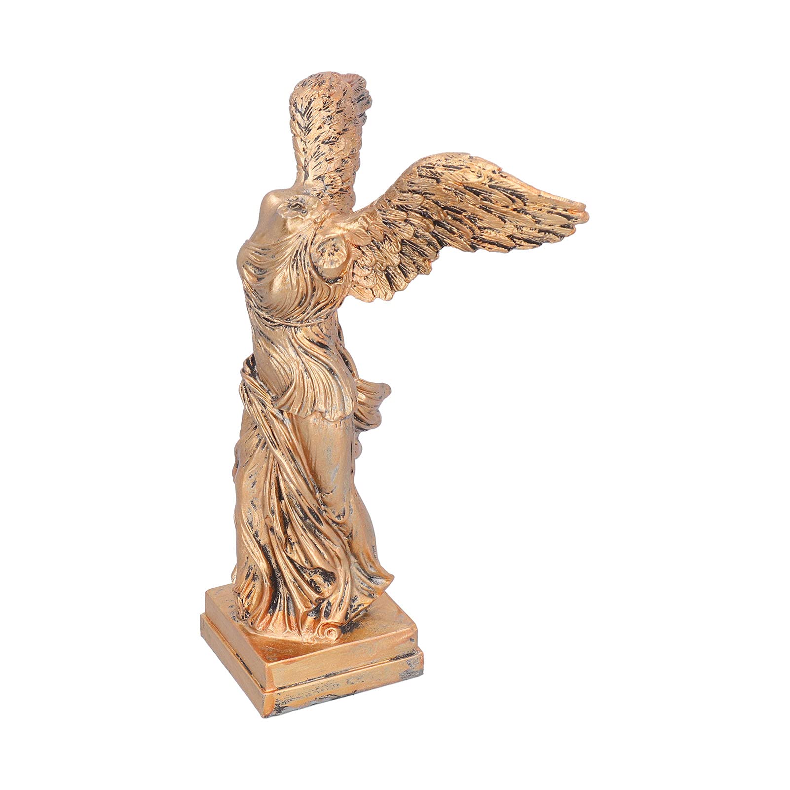 Figurine en résine moderne décor de bureau stable et salon design Ausla petit blanc
