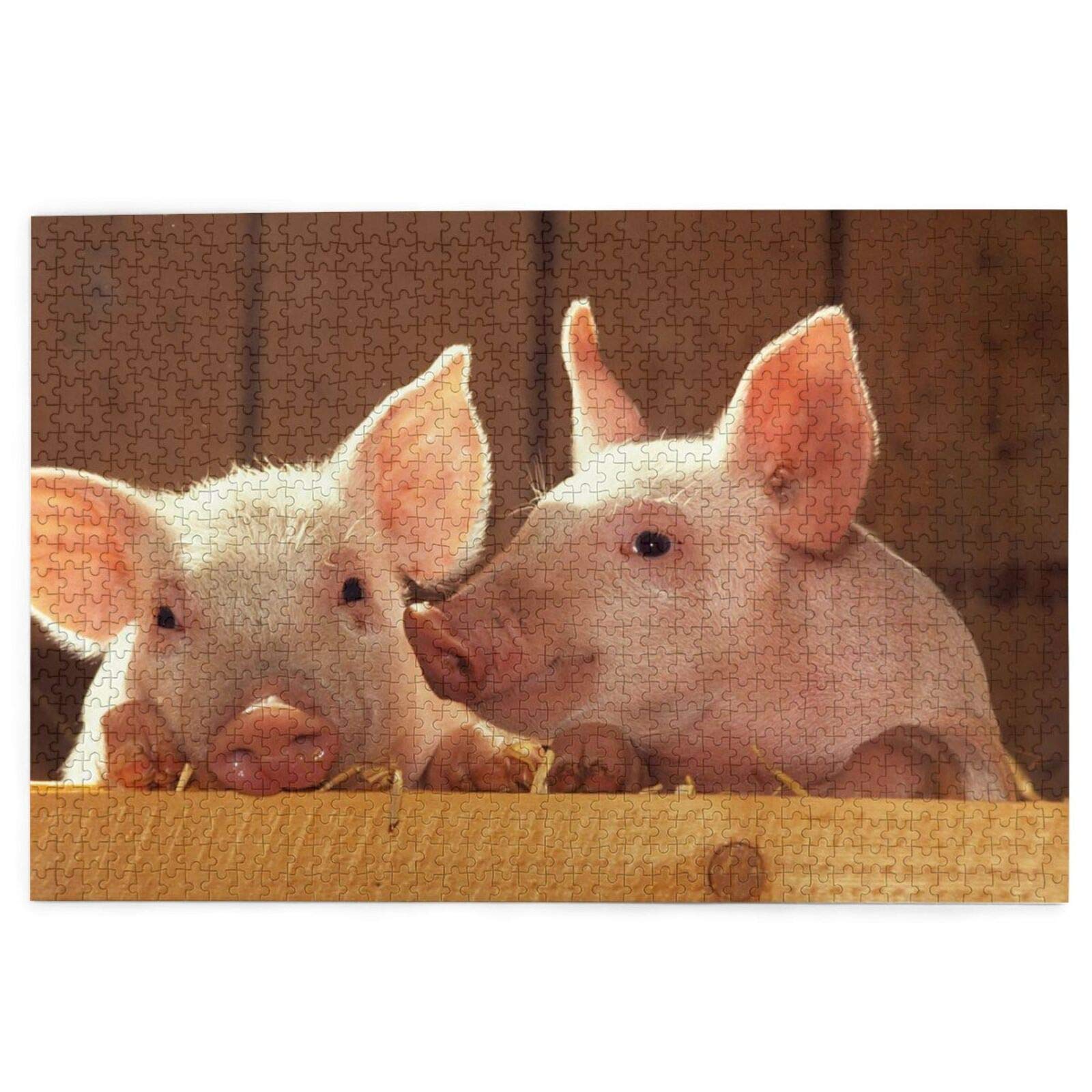 1000 Pieces Jigsaw Puzzle, Piglet Fun Educational Toy Educational Games Home Decoration Puzzle 50x70CM