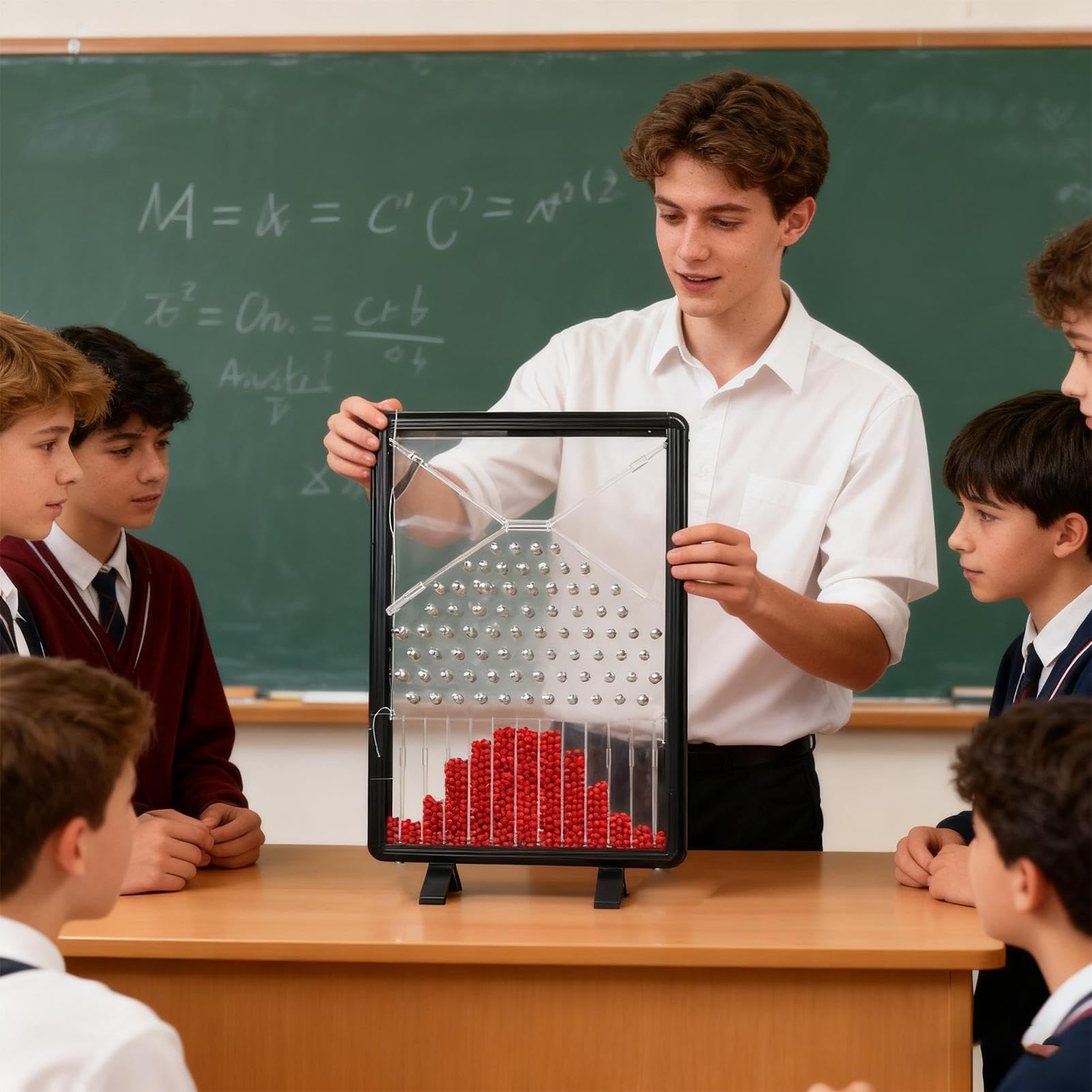 Dalton Board Giochi Da Scrivania Fisico Di Probabilità | Fenomeno Stocastico Tavola Di Dalton Per Adulti Ragazze Ragazzi Bambini Scuola Laboratorio Asilo