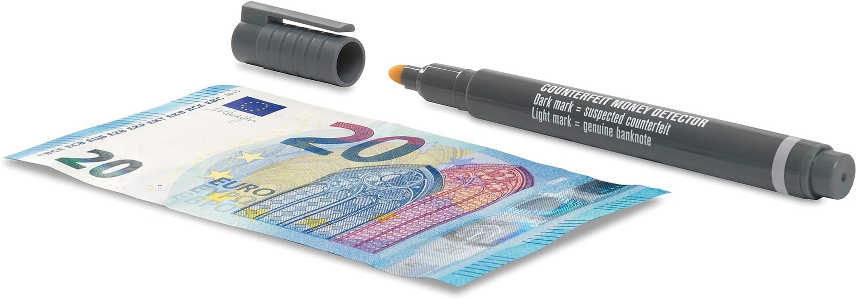 Safescan30 Counterfeit Money Detector Pen that Quickly Checks Banknotes - Money Checker for Paper Banknotes - Set of 20 Note Checker Pens