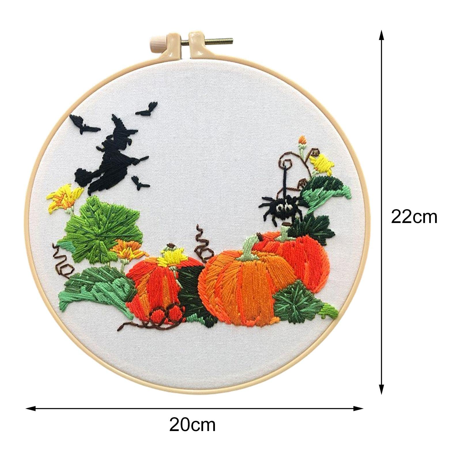 Amazon | Harilla きん 刺繍スターター ハロウィンテーマ DIY ステッチ