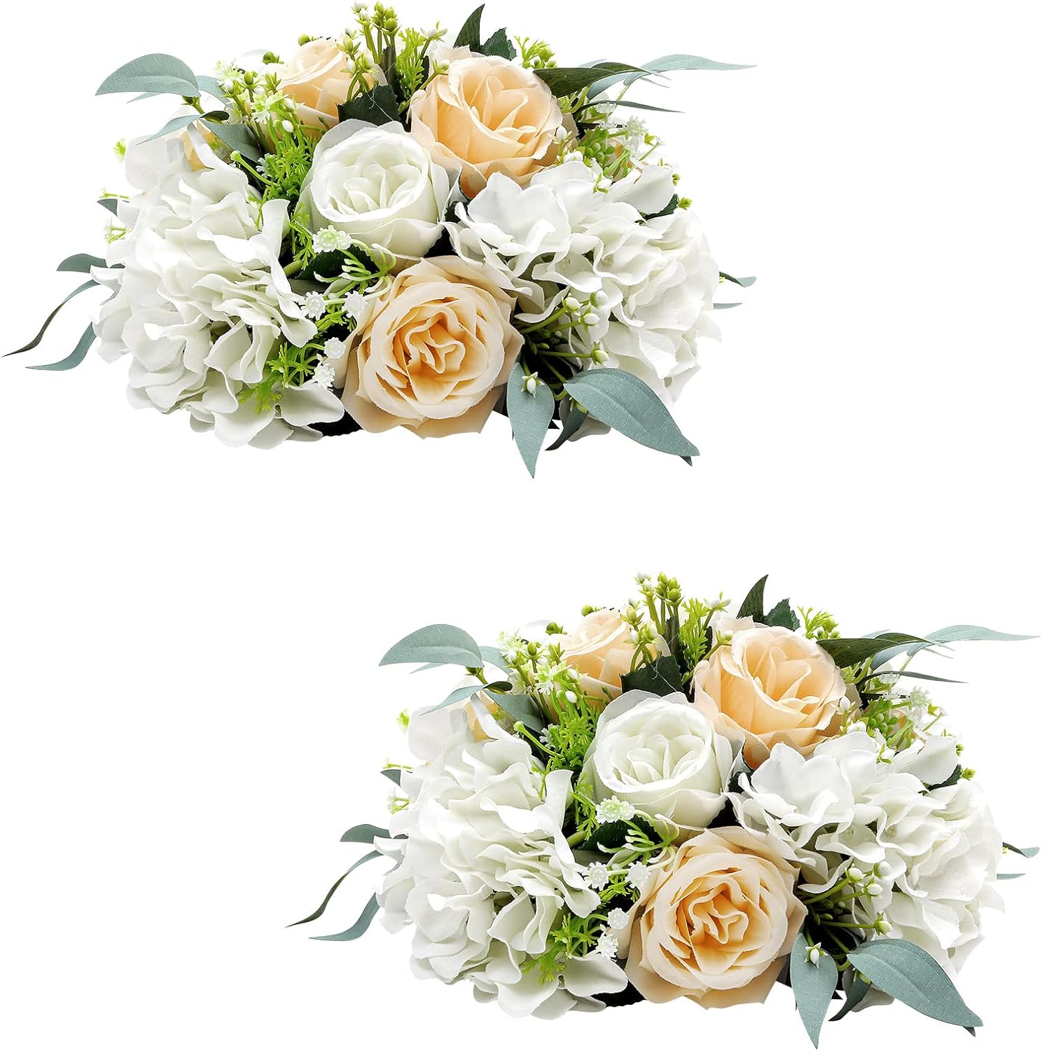 SHACOS Artificial Flower Balls for Centerpieces 2 Pcs 10