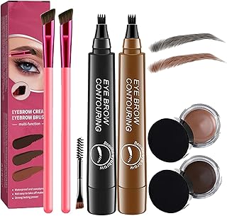 Kit de cuidado de cejas laminado 4D, kit de a...