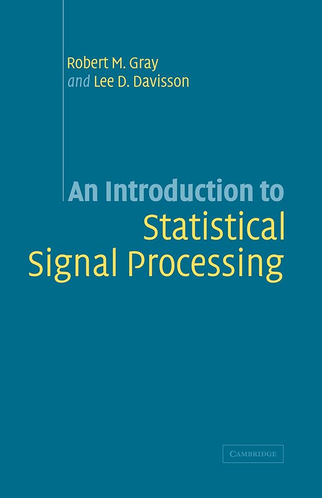 Amazon.com: An Introduction to Statistical Signal Processing