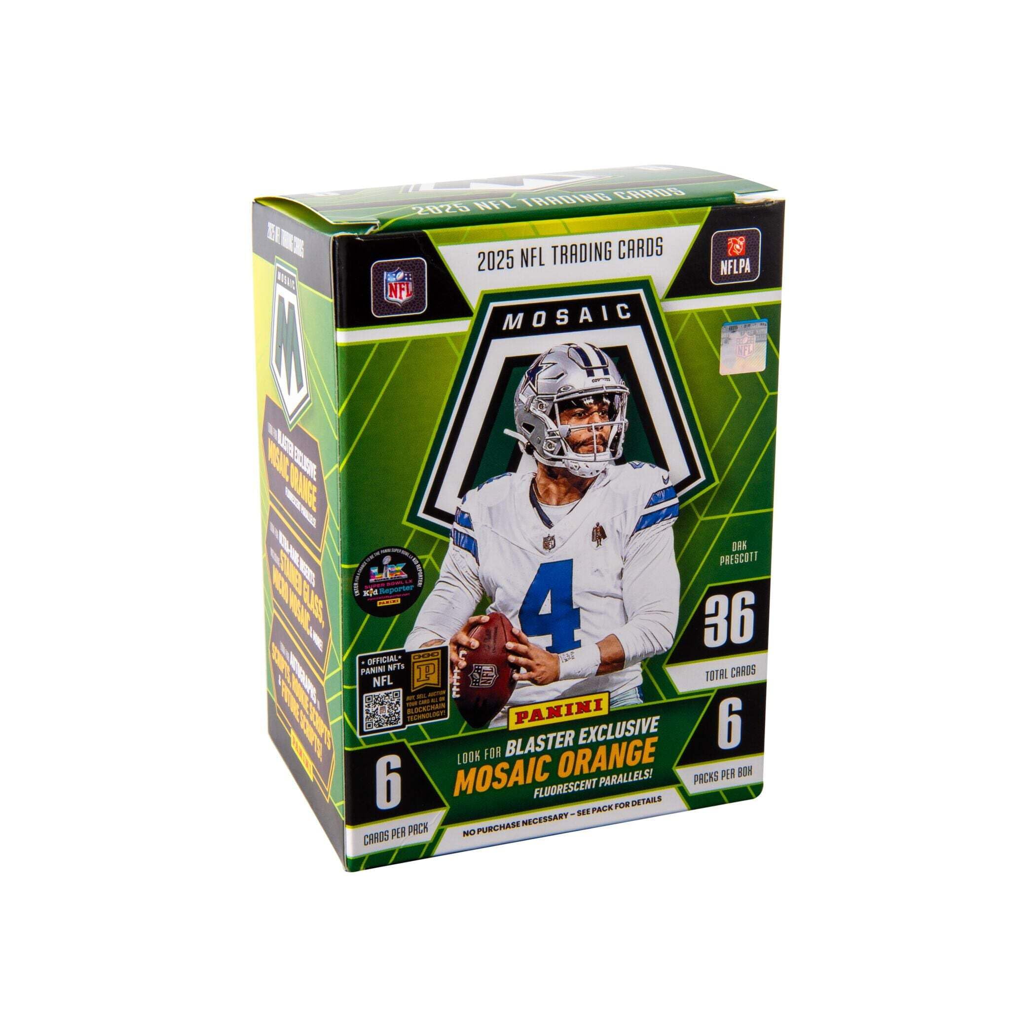 2025–26 Panini Mosaic Football Blaster Box – Retail Exclusive