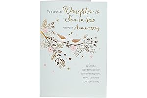 Classic Anniversary Card for Daughter and Son-in-Law