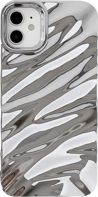 Caseative for iPhone 11 Case, Silver