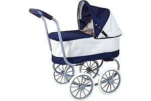 Lissi Classic Baby Doll Pram: A Dash of Vintage Charm for Nurturing Play
